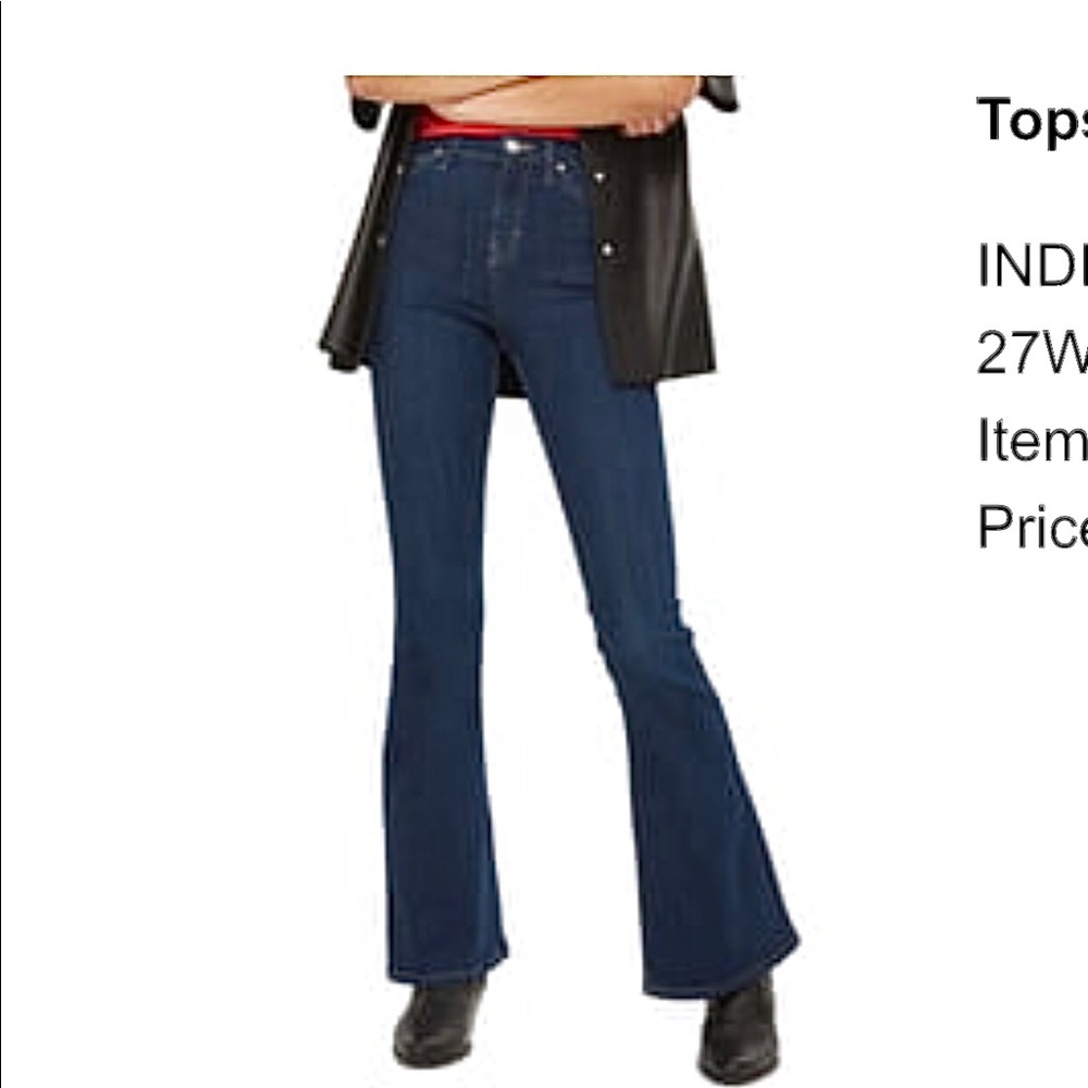 Topshop Jamie Flare Jeans